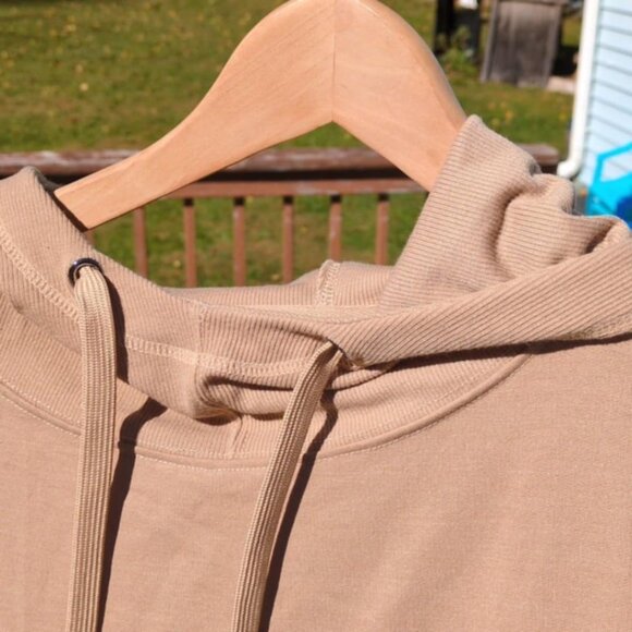 Earth Yoga Sz XL Sweatsuit Beige Y2K Athleisure Sporty Track Walking Comfy Soft - Picture 4 of 13